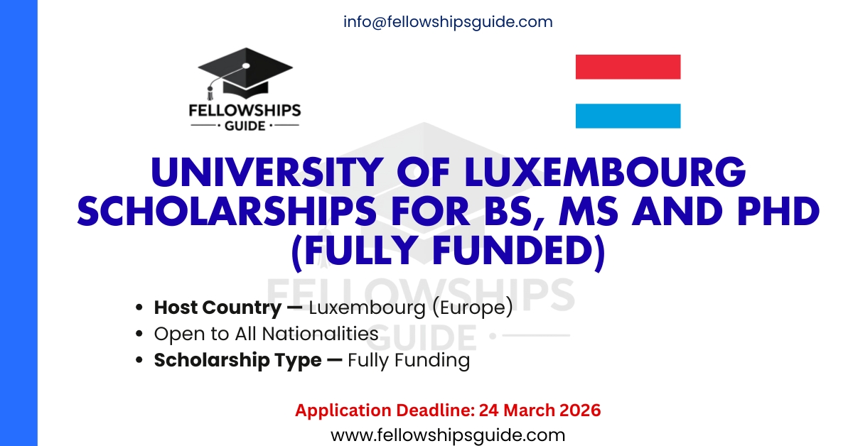 University of Luxembourg Scholarships for BS, MS and PhD