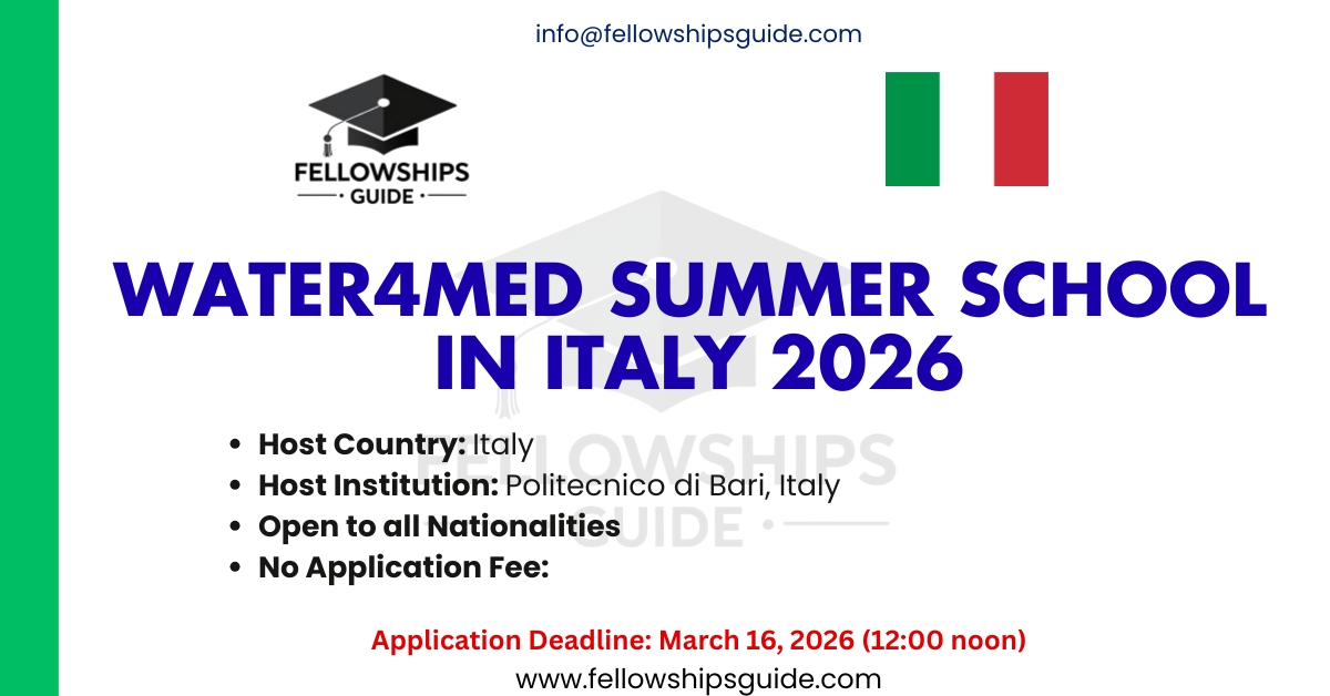 WATER4MED Summer School in Italy 2026