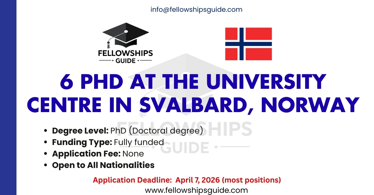 6 PhD at The University Centre in Svalbard, Norway