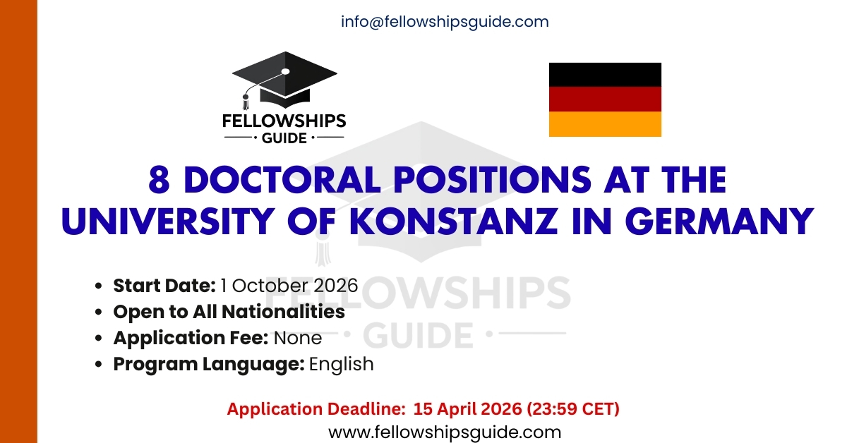 8 Doctoral positions at the University of Konstanz in Germany