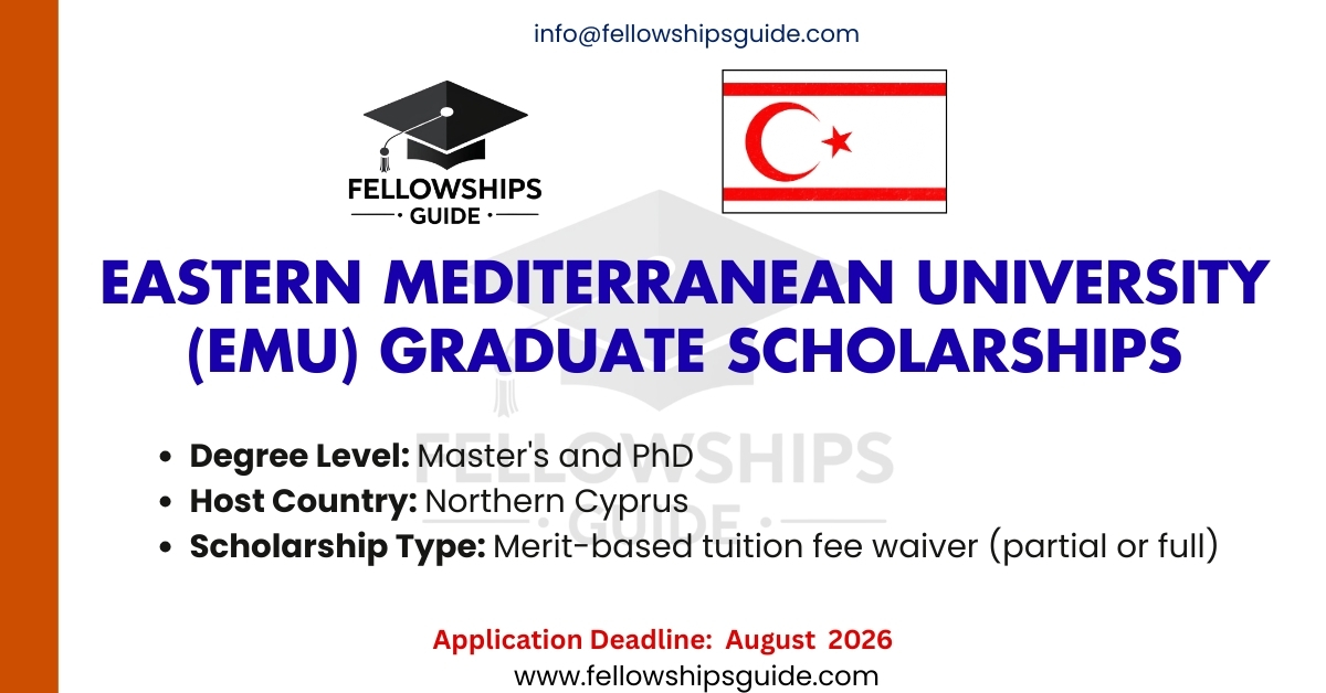 Eastern Mediterranean University (EMU) Graduate Scholarships