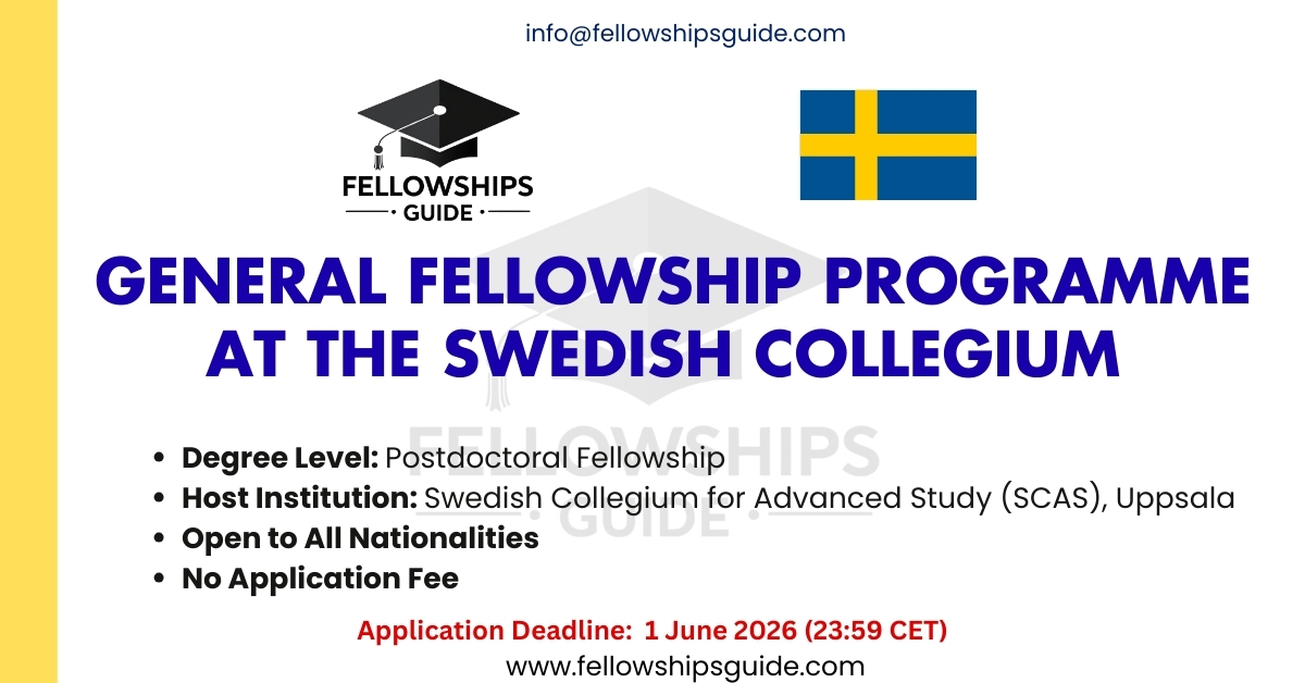 General Fellowship Programme at the Swedish Collegium