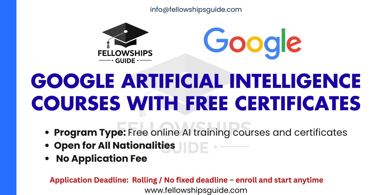 Google Artificial Intelligence Courses with Free Certificates