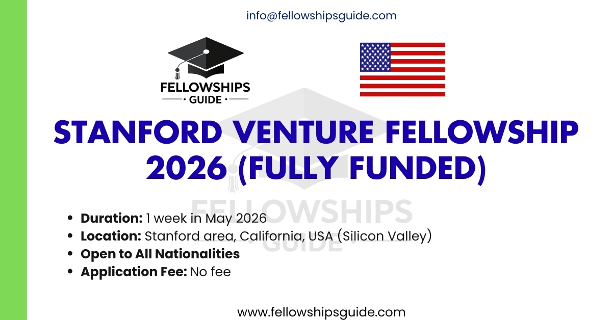 Stanford Venture Fellowship 2026 (Fully Funded)