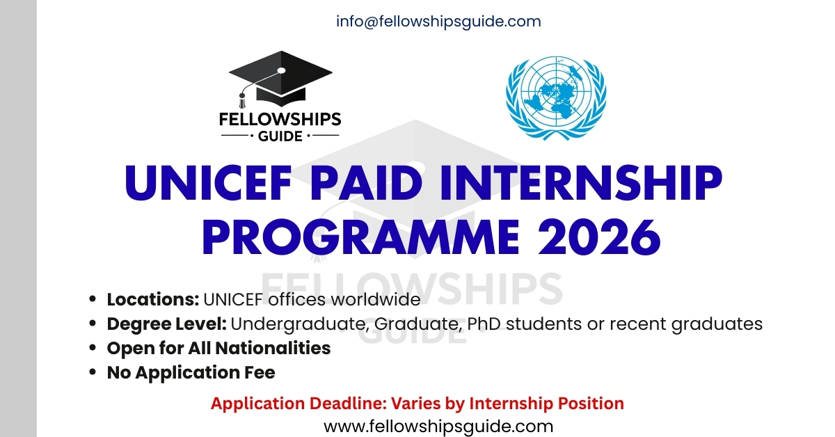 UNICEF Paid Internship Programme 2026