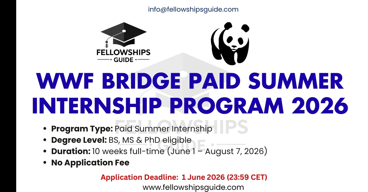 WWF BRIDGE Paid Summer Internship Program 2026