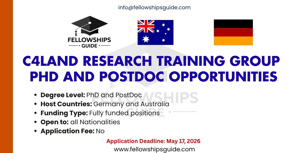 C4LaNd Research Training Group – Fully Funded PhD and PostDoc Opportunities