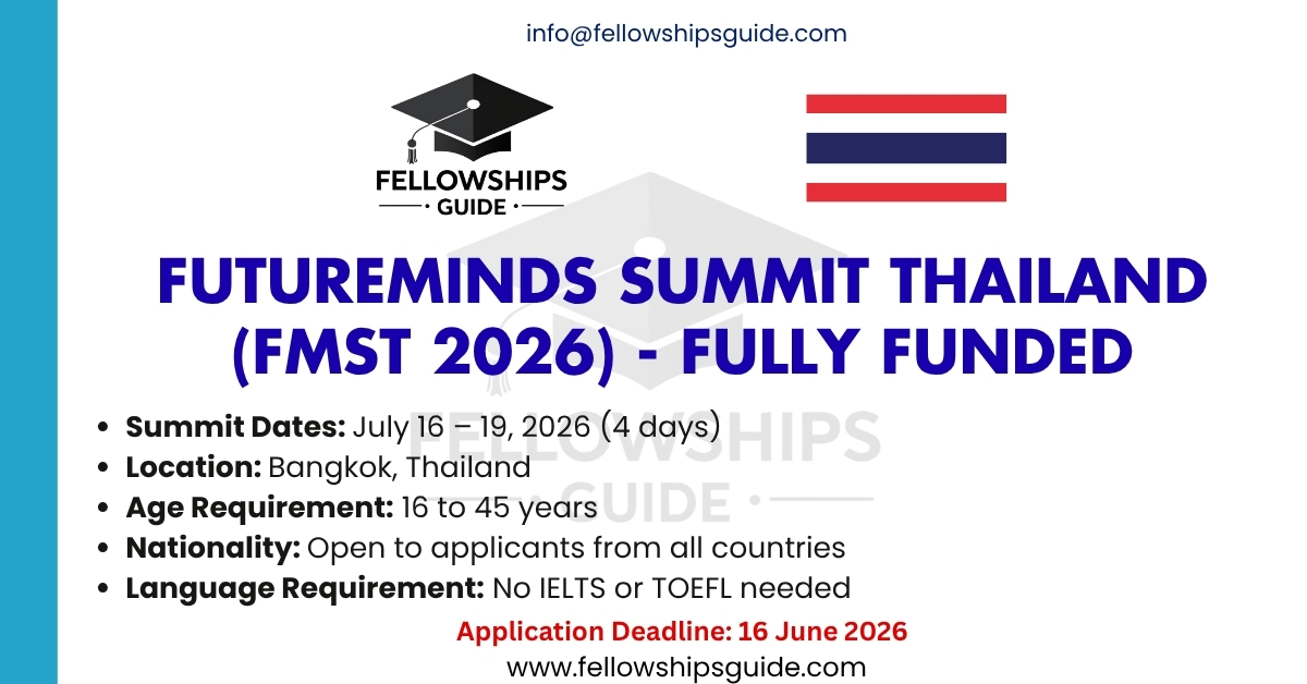 FutureMinds Summit Thailand (FMST 2026) - Fully Funded
