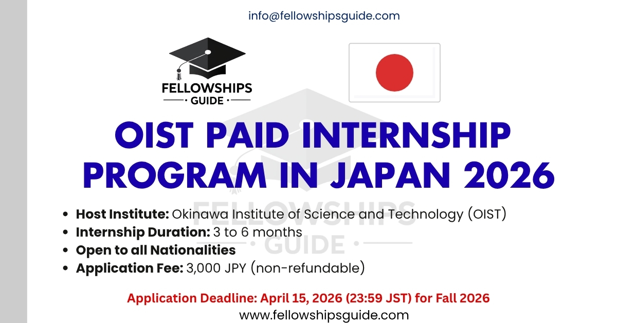 OIST Paid Internship Program in Japan 2026
