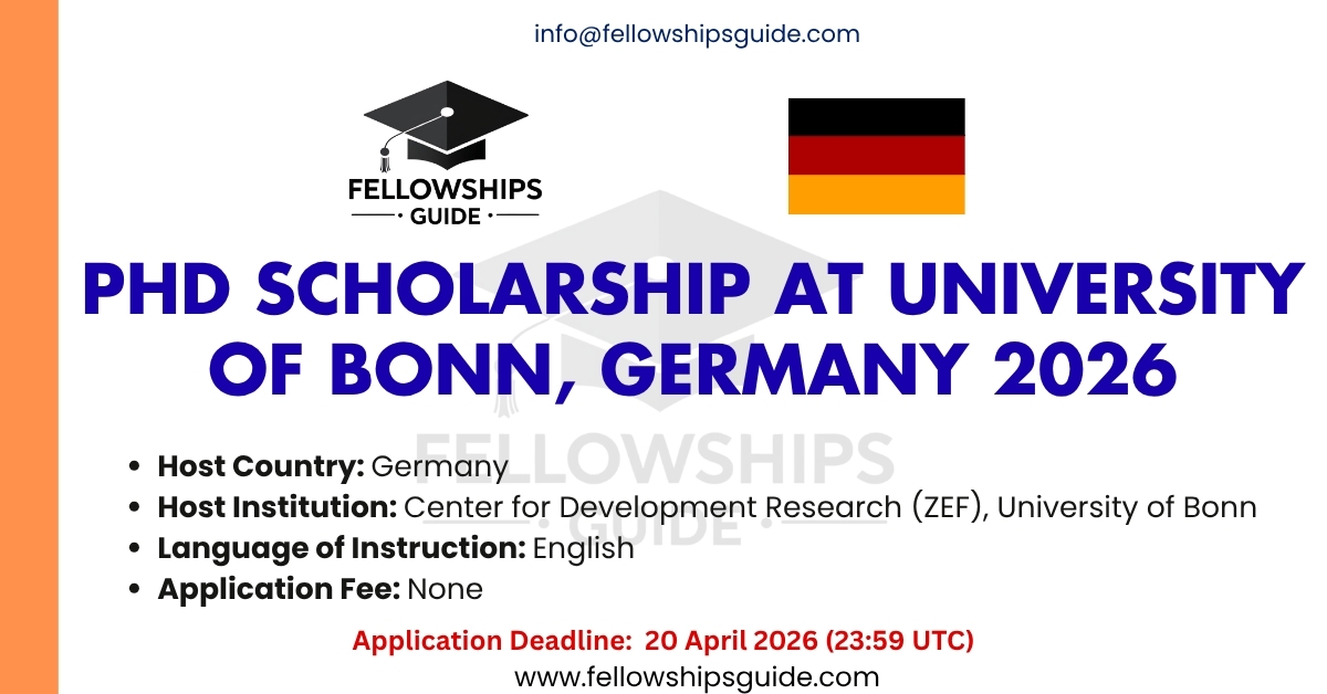 PhD Scholarship at University of Bonn, Germany 2026