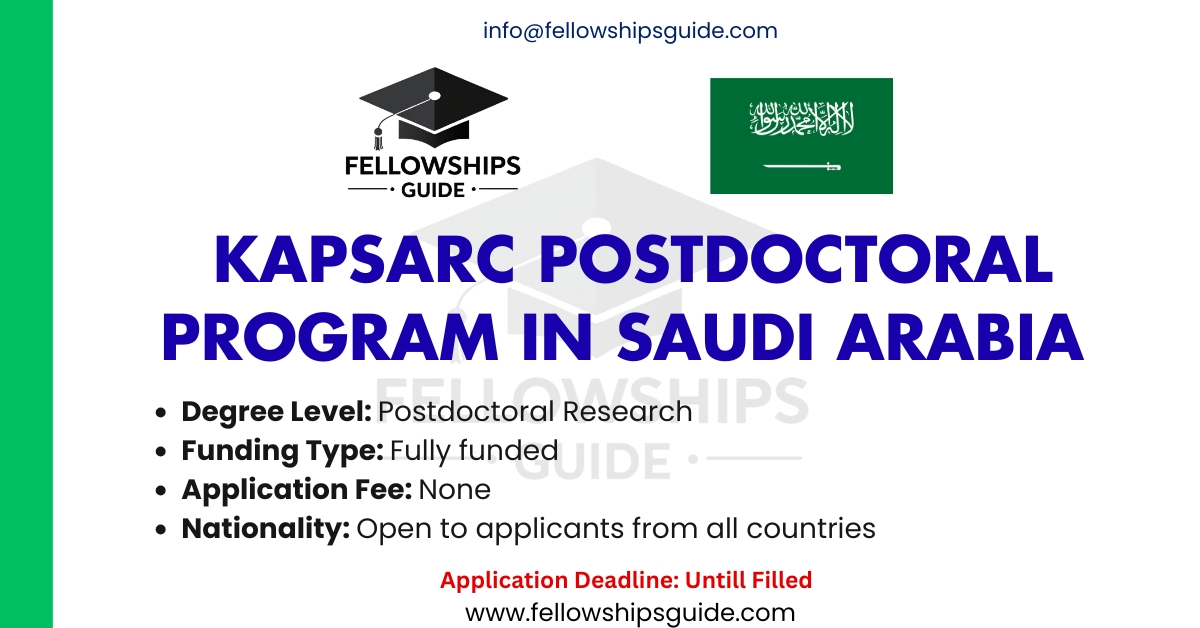 KAPSARC Postdoctoral Program in Saudi Arabia