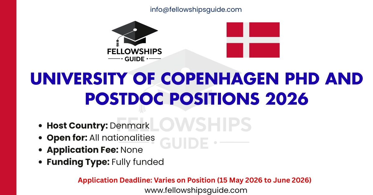 University of Copenhagen PhD and Postdoc Positions 2026