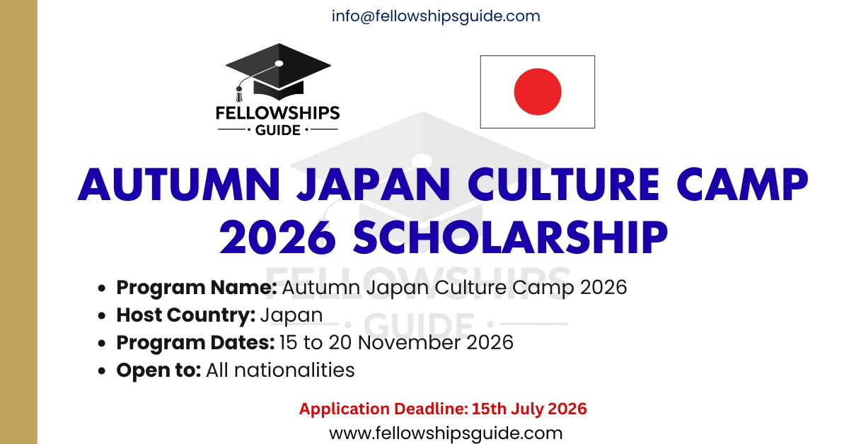 Autumn Japan Culture Camp 2026 Scholarship