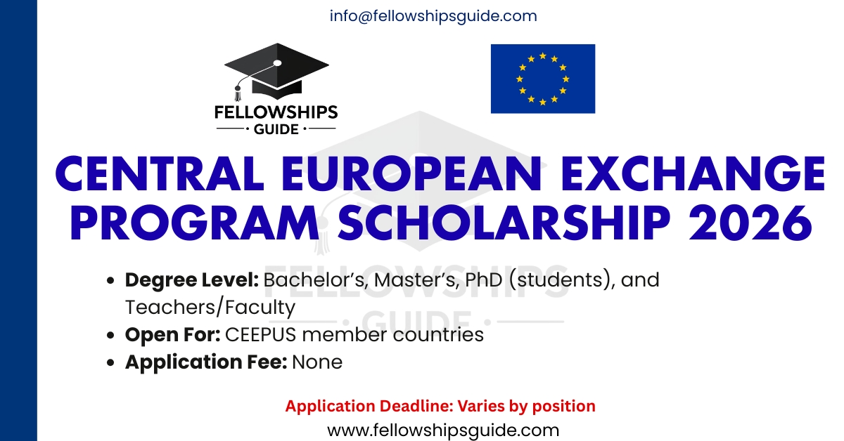 Central European Exchange Program Scholarship 2026–2027 (Fully Funded)