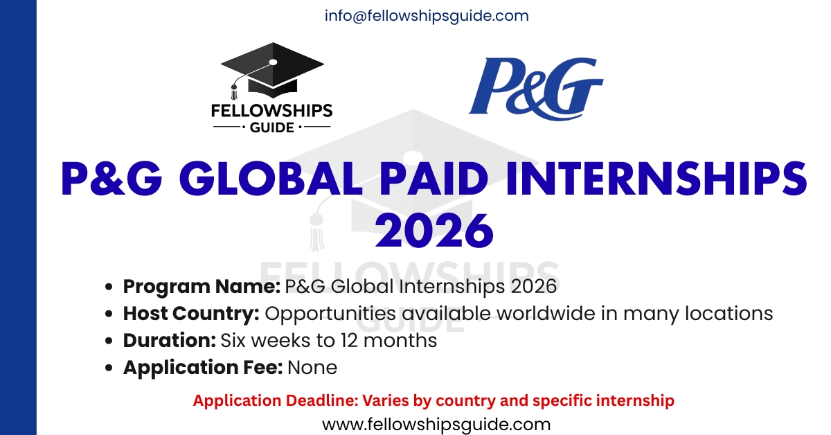 P&G Global Paid Internships 2026