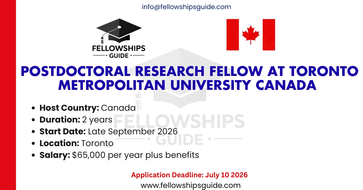 Postdoctoral Research Fellow at Toronto Metropolitan University Canada