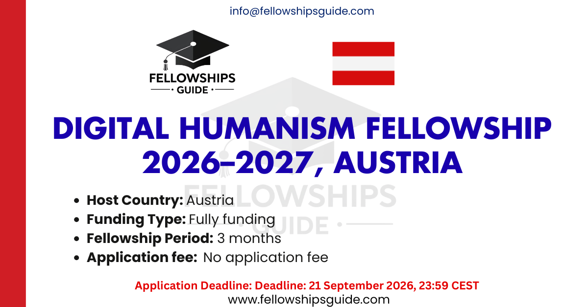 Digital Humanism Fellowship 2026–2027, Austria