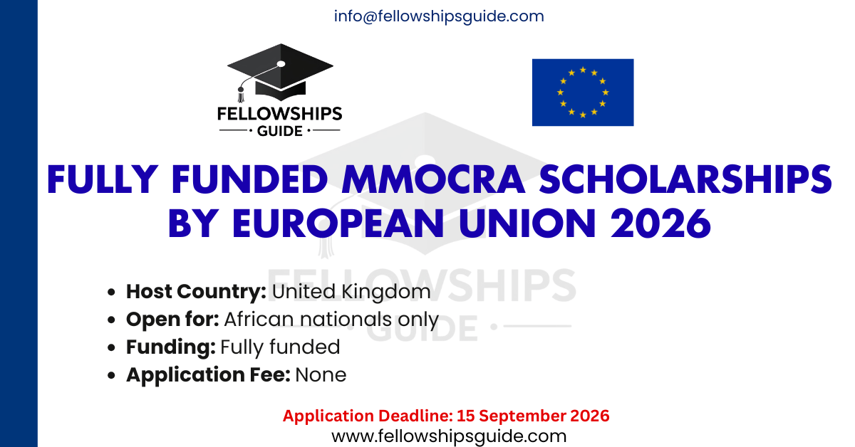 Fully funded MMoCRA Scholarships by European Union 2026