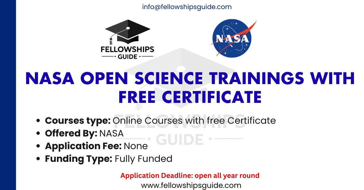 NASA Open Science Trainings with free Certificate
