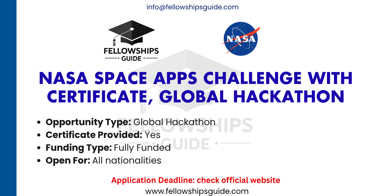 NASA Space Apps Challenge with Certificate, Global Hackathon