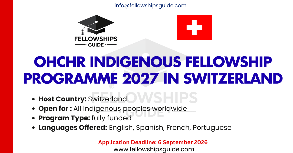 OHCHR Indigenous Fellowship Programme 2027 in Switzerland