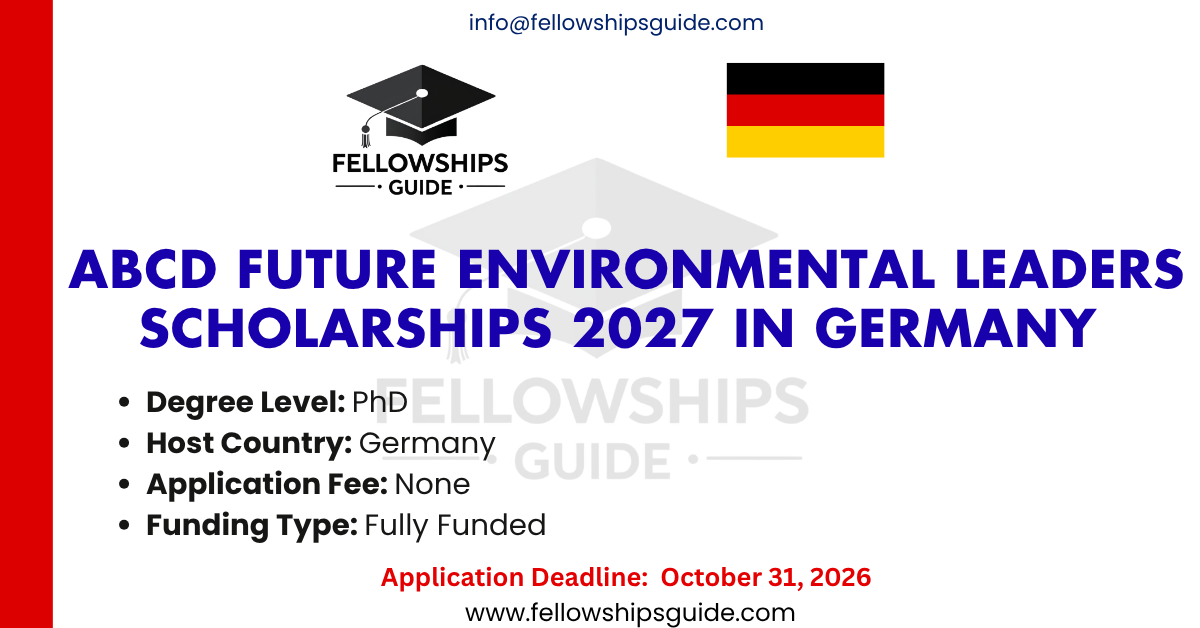 ABCD Future Environmental Leaders Scholarships 2027 in Germany