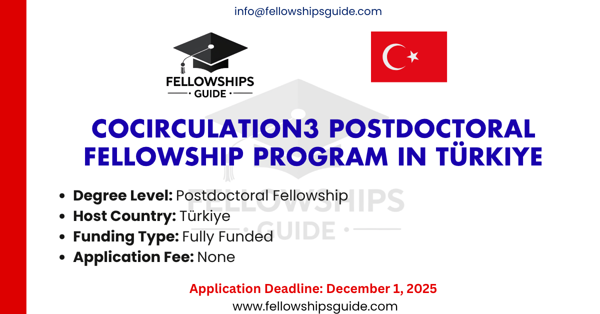 CoCirculation3 Postdoctoral Fellowship Program in Türkiye