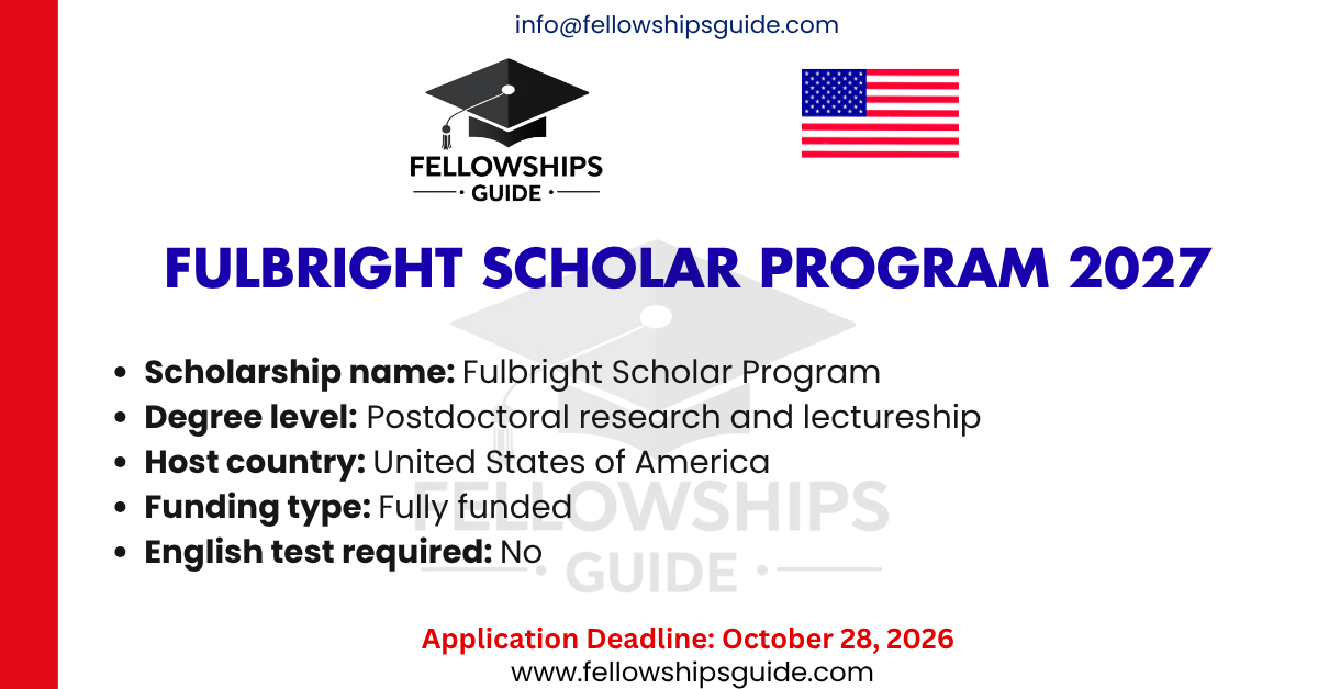 Fulbright Scholar Program 2027