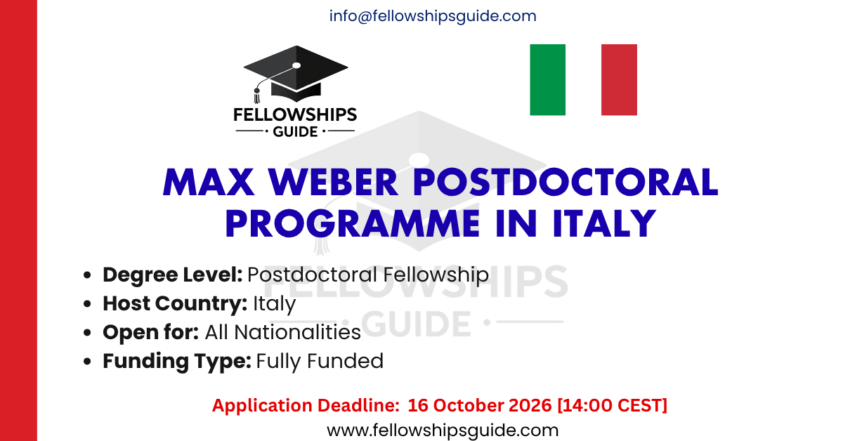 Max Weber Postdoctoral Programme in Italy
