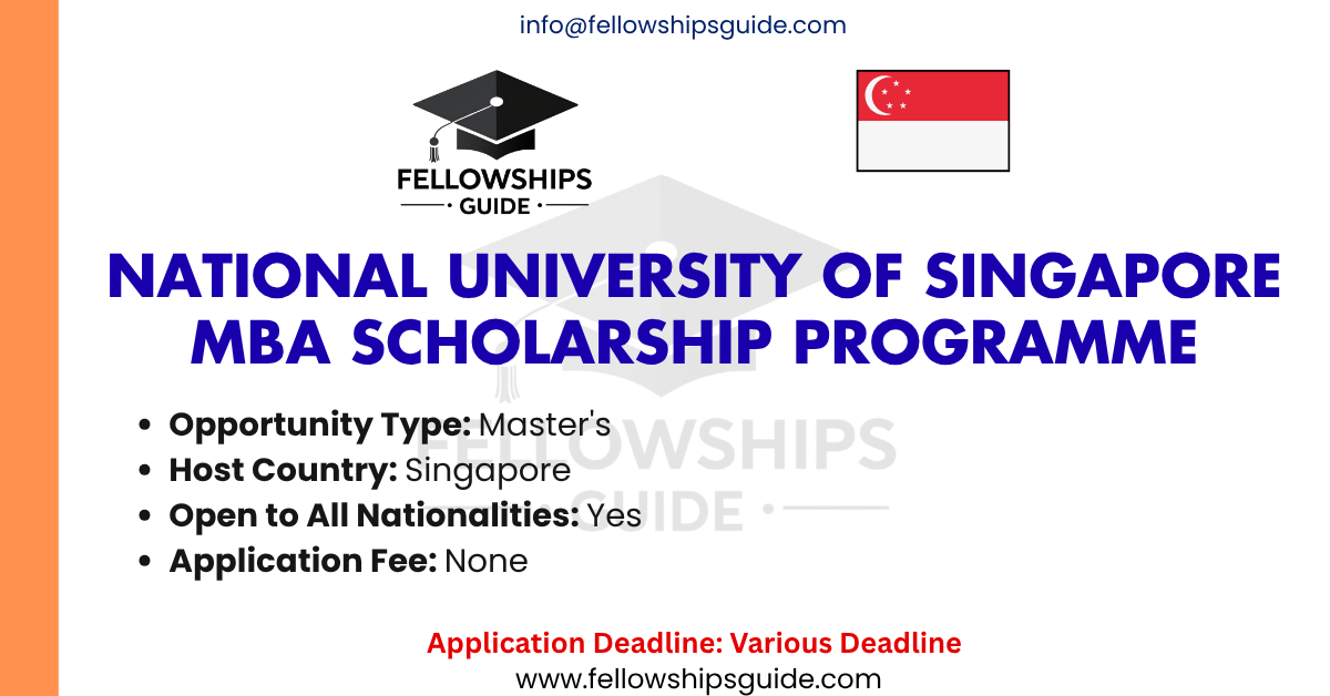 National University of Singapore MBA Scholarship Programme
