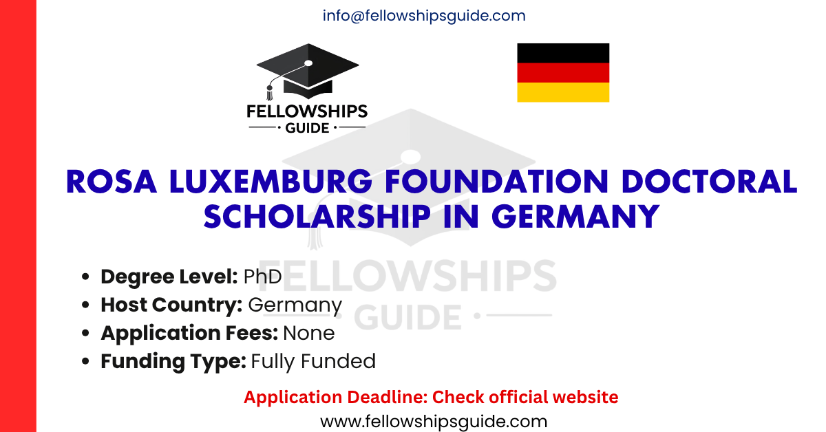 Rosa Luxemburg Foundation Doctoral Scholarship in Germany