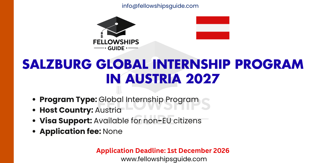 Salzburg Global Internship Program in Austria 2027