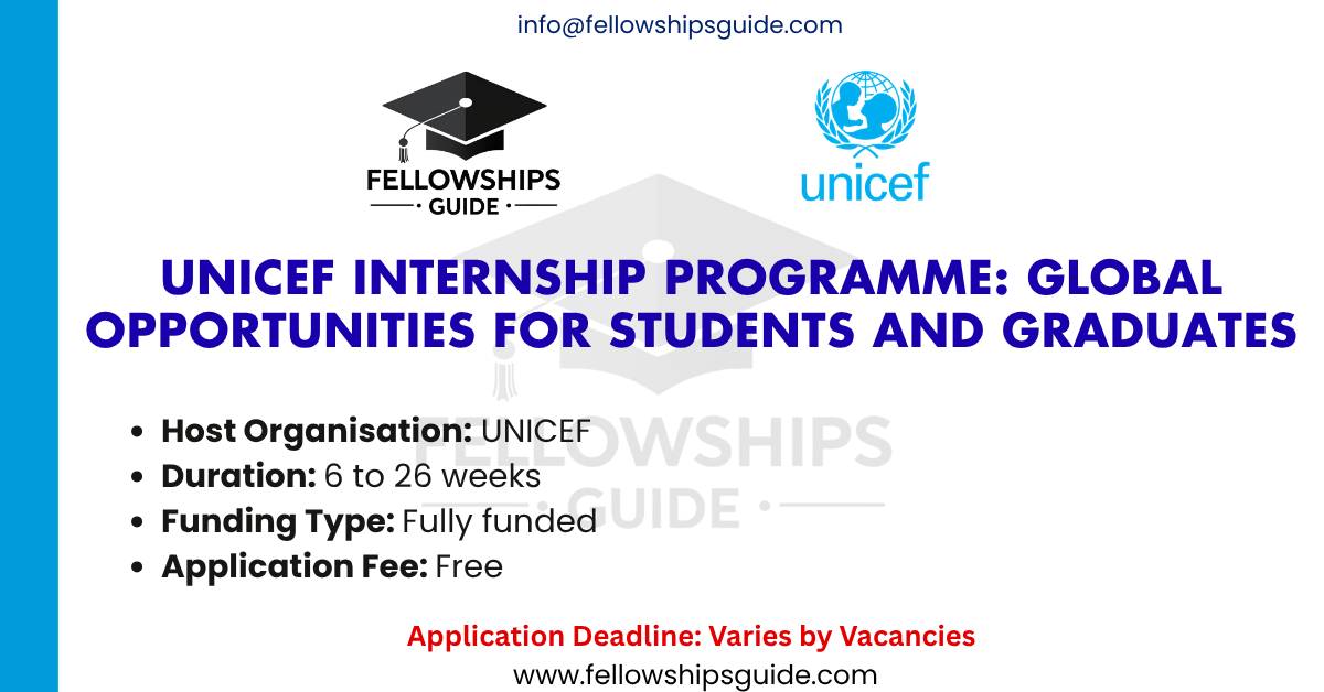 UNICEF Internship Programme: Global Opportunities for Students and Graduates