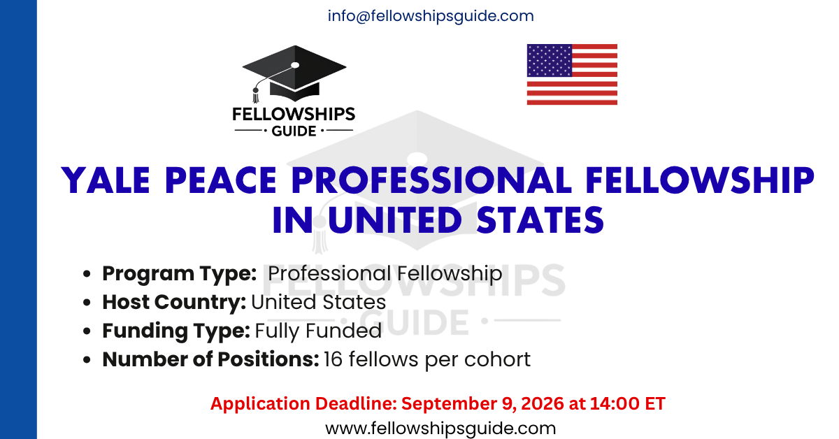 Yale Peace Professional Fellowship in United States