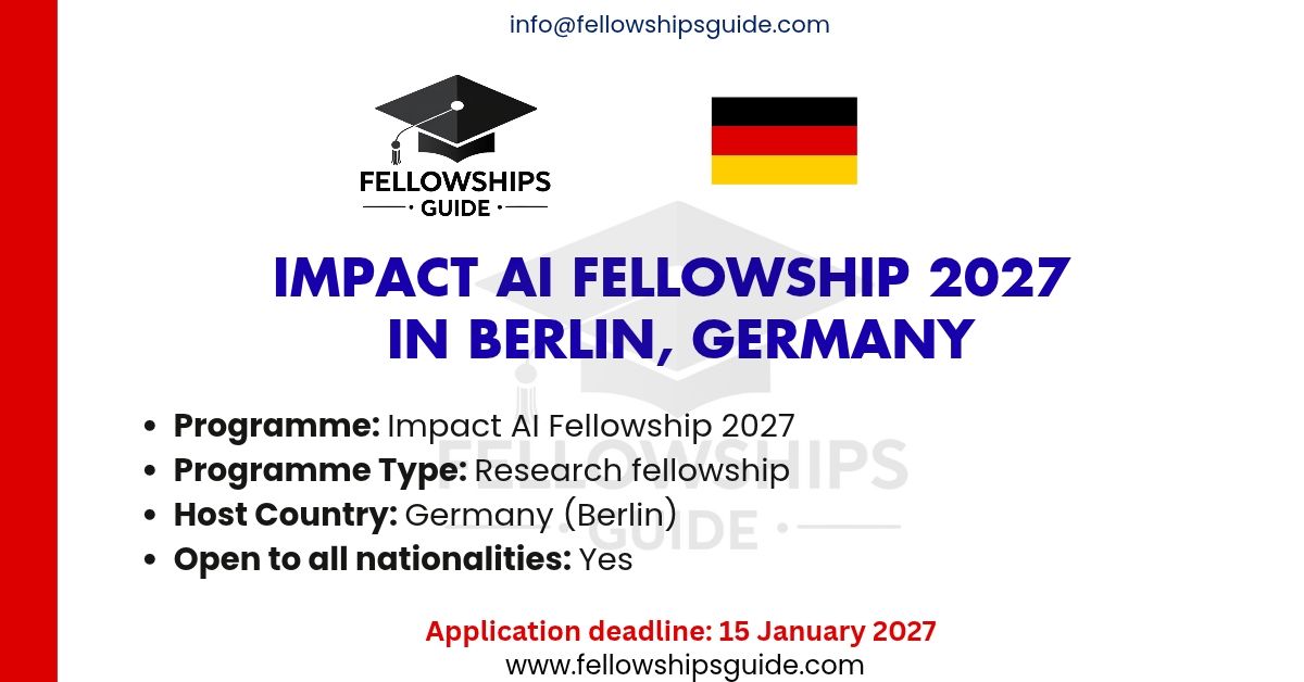 Impact AI Fellowship 2027 in Berlin, Germany