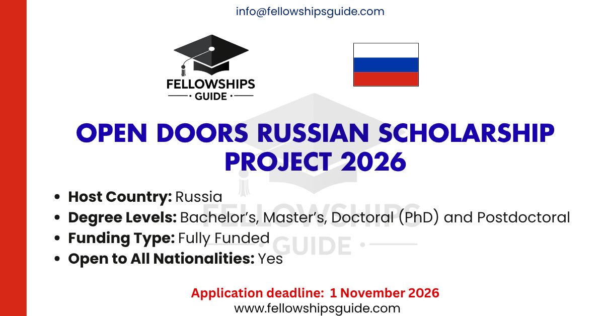 Open Doors Russian Scholarship Project 2026